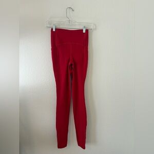 lululemon athletica Red Leggings ‘40